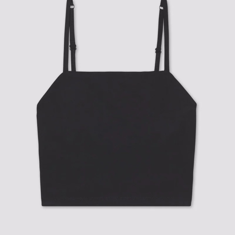 Girlfriend Collective Black Devon Compressive Cami